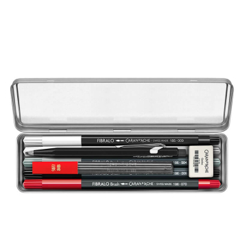 Caran d'Ache lettering Set Rylsee. box offen